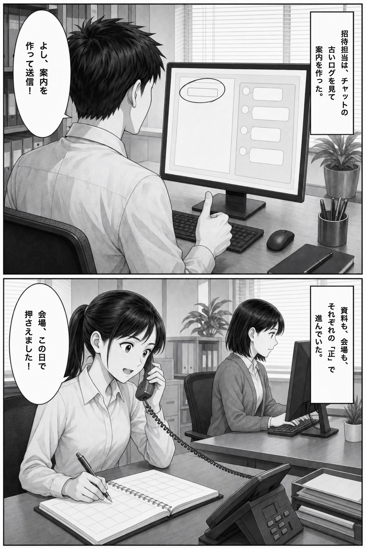 Team members and their AI agents prepare work using different versions of the schedule